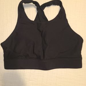 Fabletics Sports Bra Size Large Black